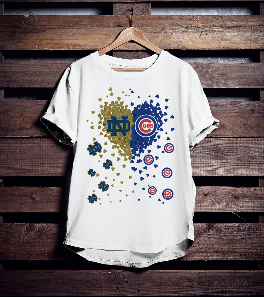 Notre Dame Fighting Irish Cubs Heart Fusion T-Shirt