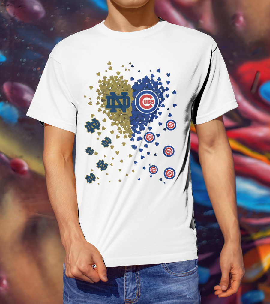 Notre Dame Fighting Irish Cubs Heart Fusion T-Shirt