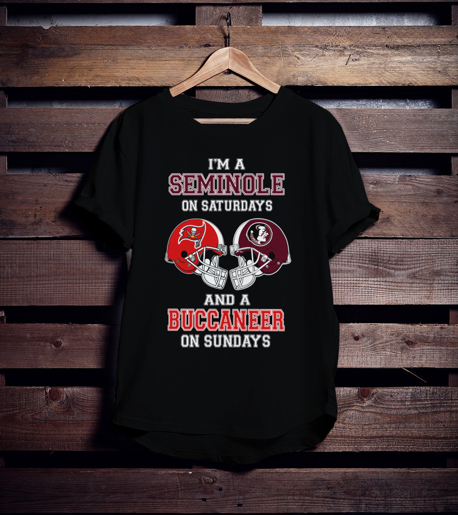 I'm A Seminole On Saturdays And A Buccaneer On Sundays T-Shirt
