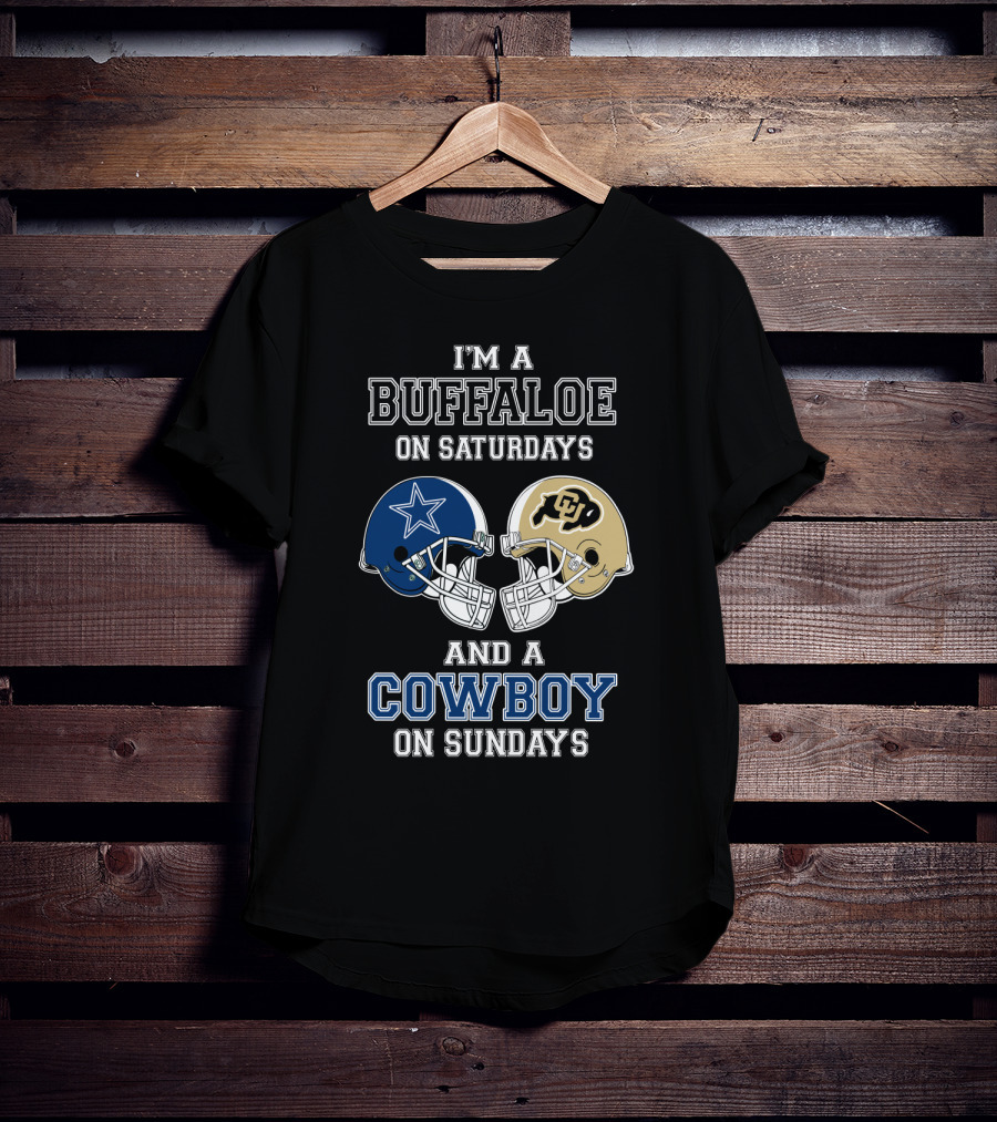 I'm A Buffaloe On Saturdays And A Cowboy On Sundays T-Shirt