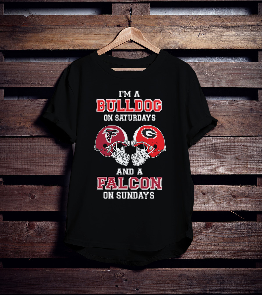 I'm A Bulldog On Saturdays And A Falcon On Sundays T-Shirt