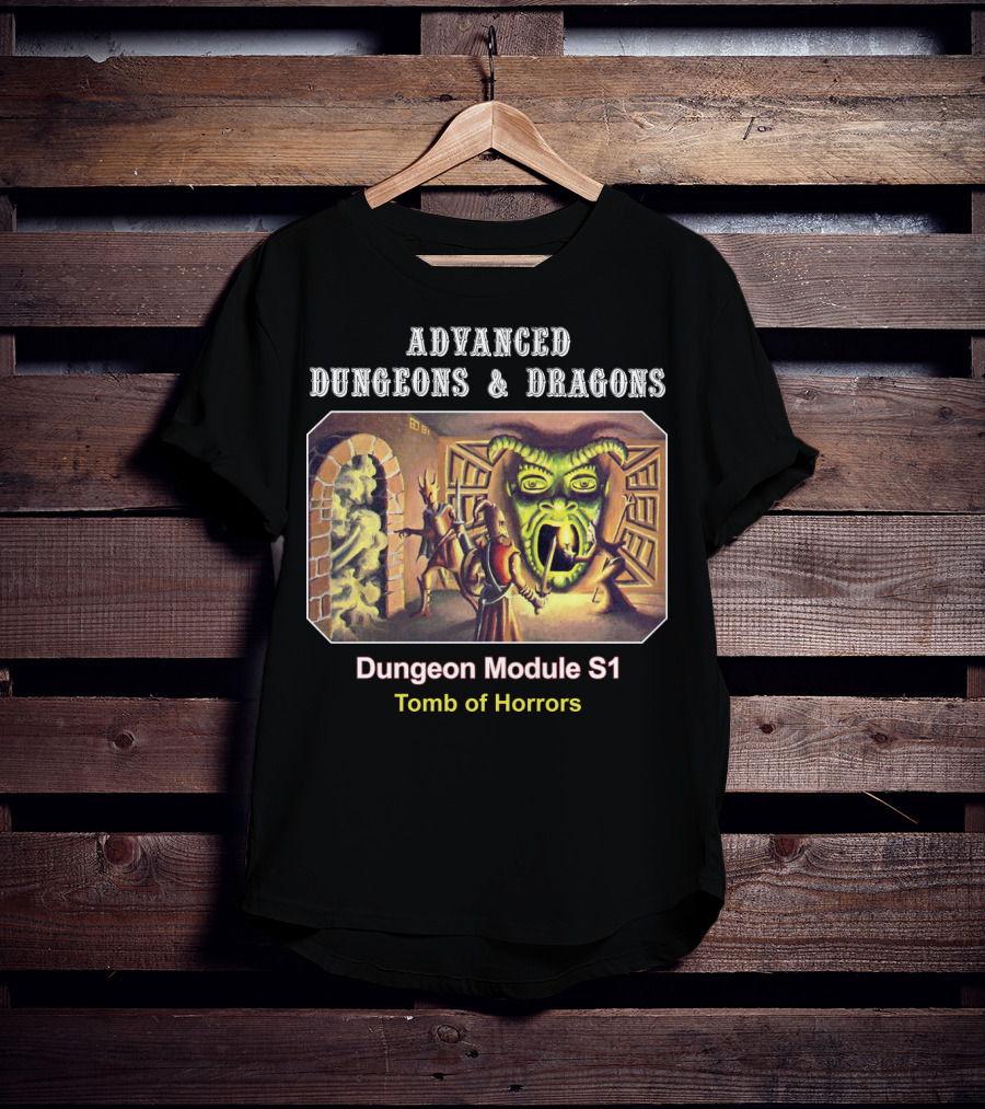 Advanced Dungeons And Dragons Dungeon Module S1 Tomb Of Horrors T-Shirt
