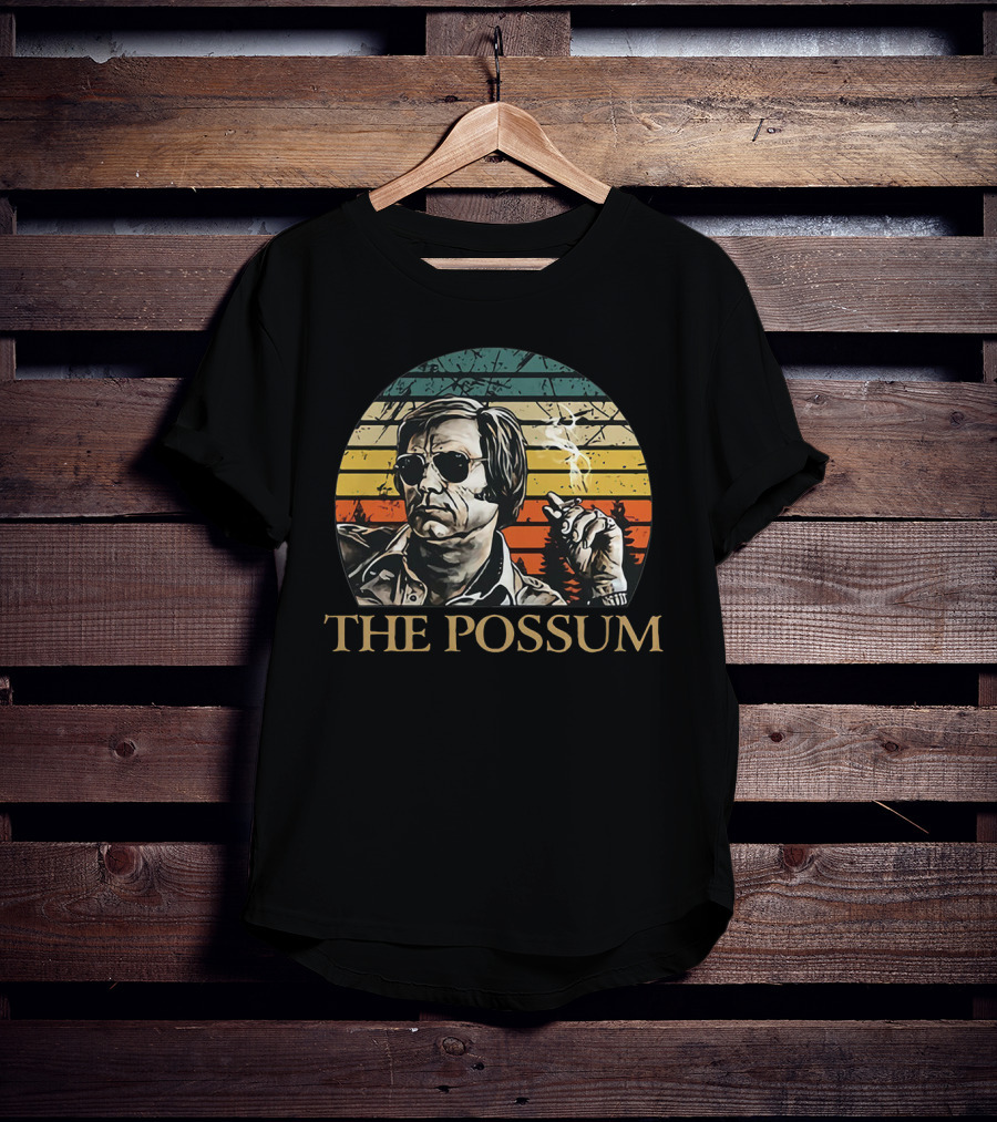 George Jones The Possum Vintage Retro Style Smoking T-Shirt