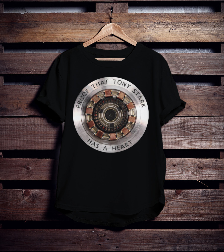 Proof That Tony Stark Has A Heart Arc Reactor T-Shirt