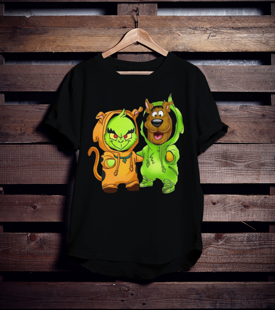 Grinch Scooby Doo Costume Mashup Halloween Crossover T-Shirt