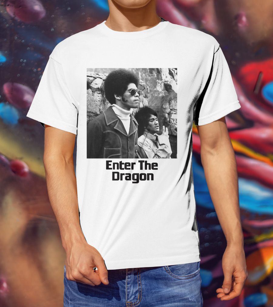 Enter The Dragon Bruce Lee Vintage Scene T-Shirt