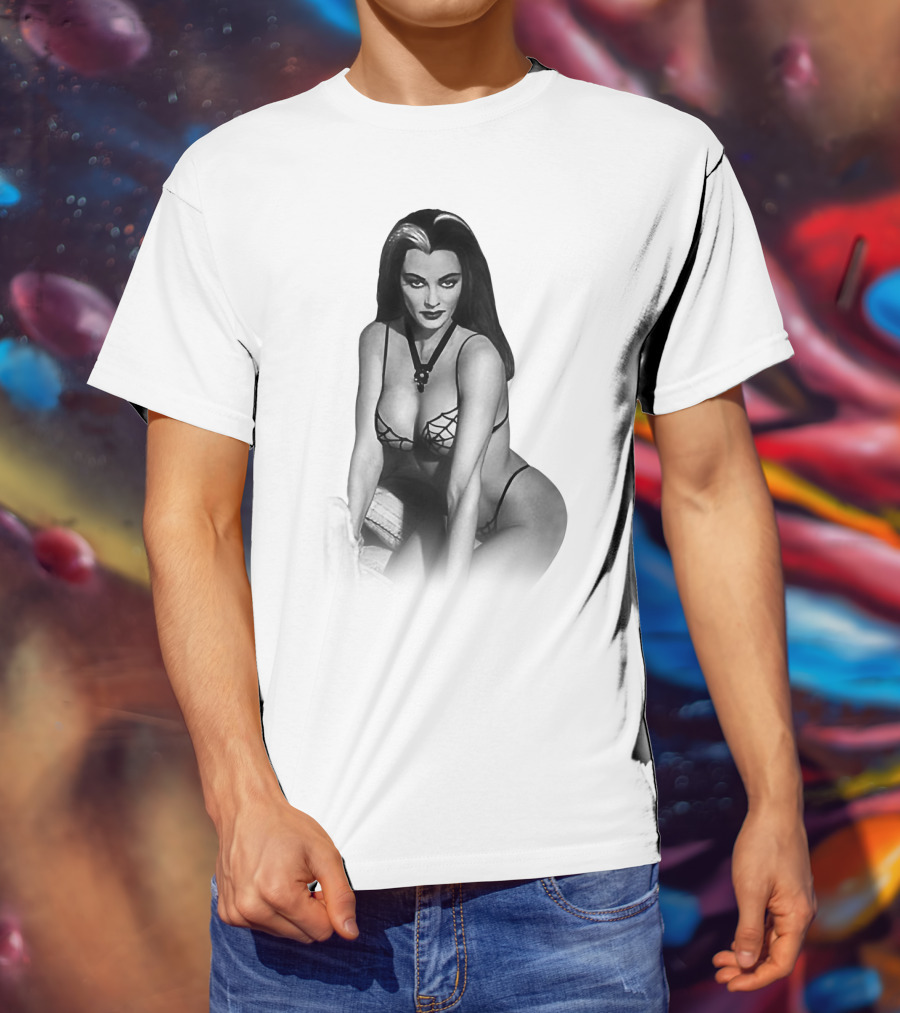 Lily Munster Retro Style Swimwear Pin-Up T-Shirt