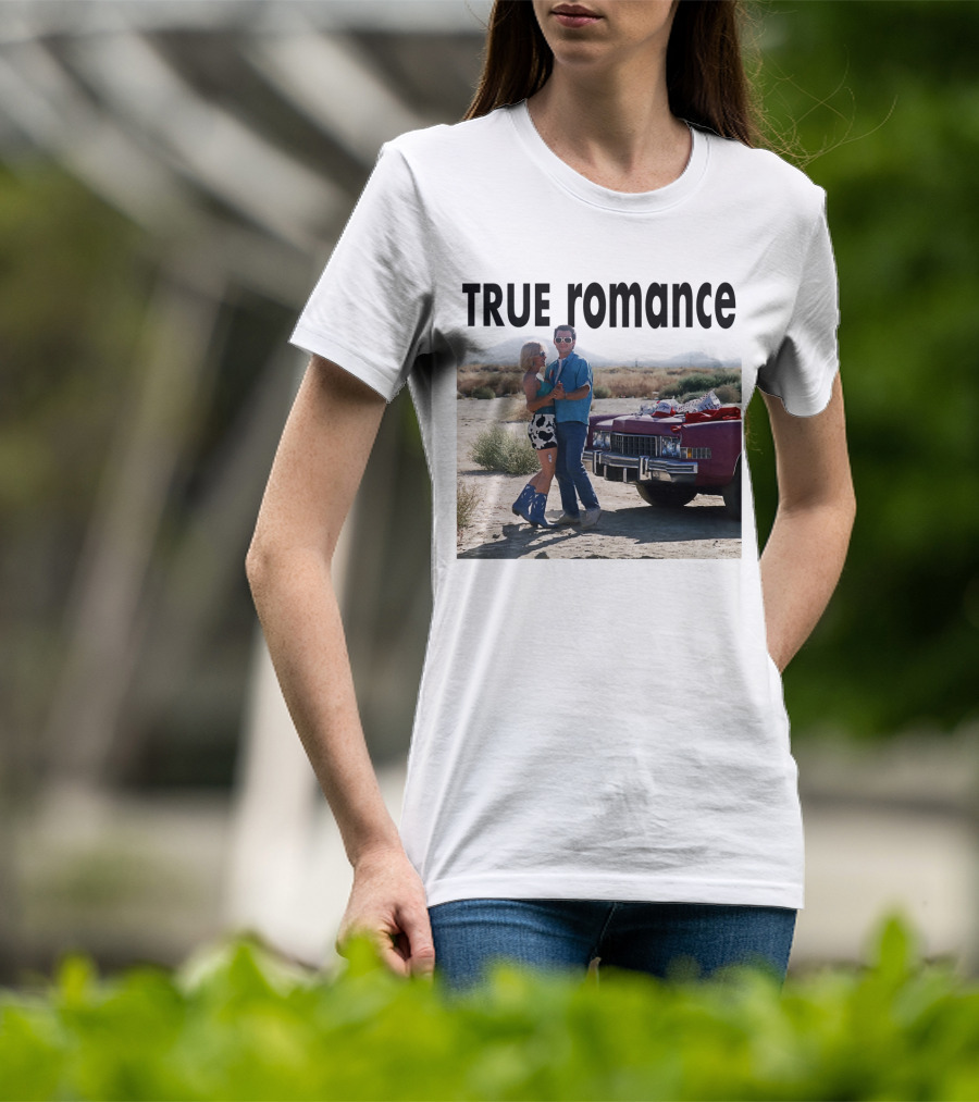 TRUE Romance Classic Movie Scene Desert Cadillac T-Shirt