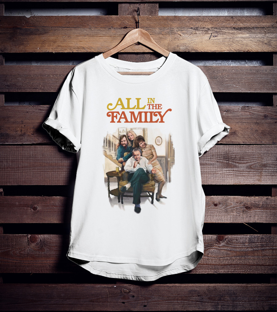 All In The Family Classic TV Sitcom Cast T-Shirt