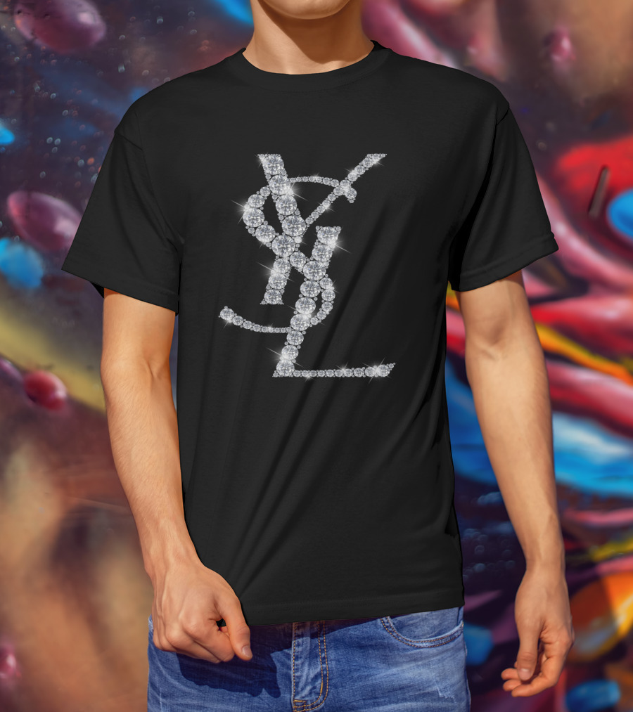 YSLT Diamond Lettering T-Shirt