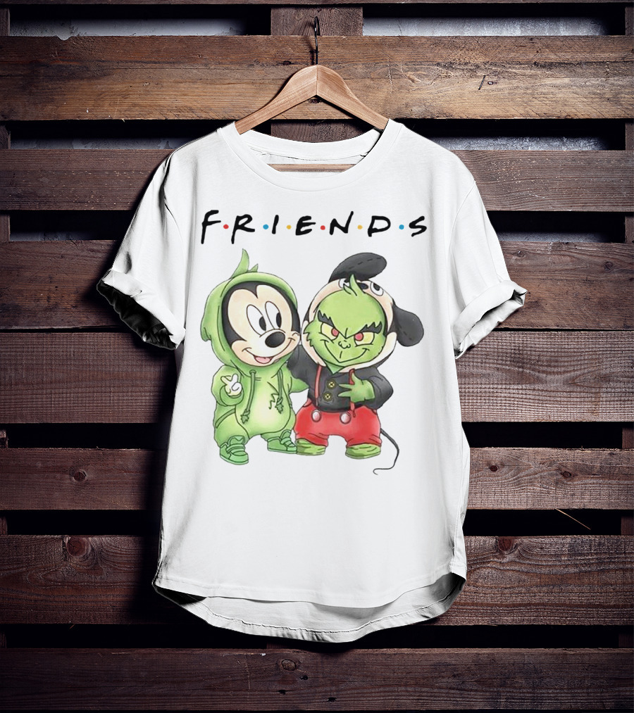 Friends Grinch Mickey Mashup T-Shirt