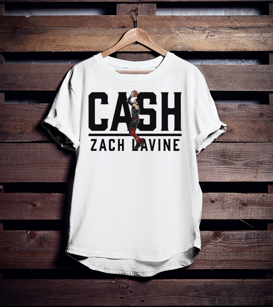 Cash Zach Lavine Chicago Basketball Jumper T-Shirt