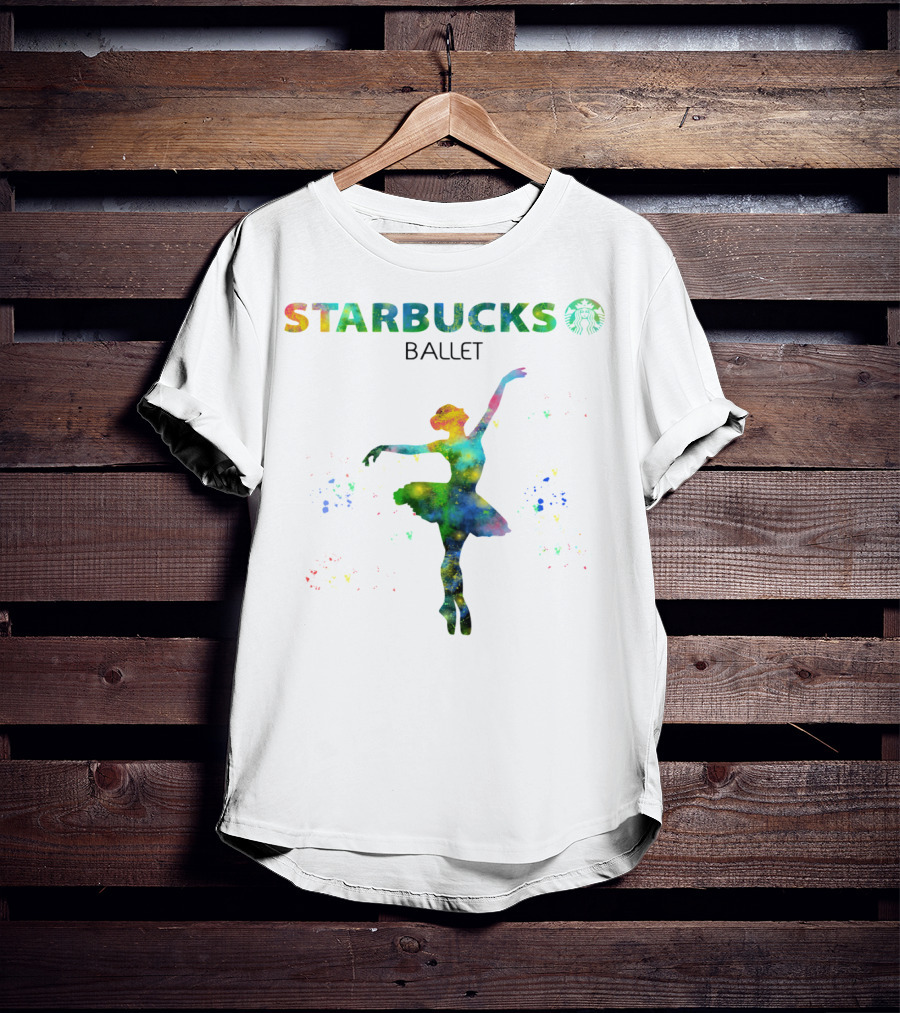 Starbucks Ballet Colorful Dance T-Shirt