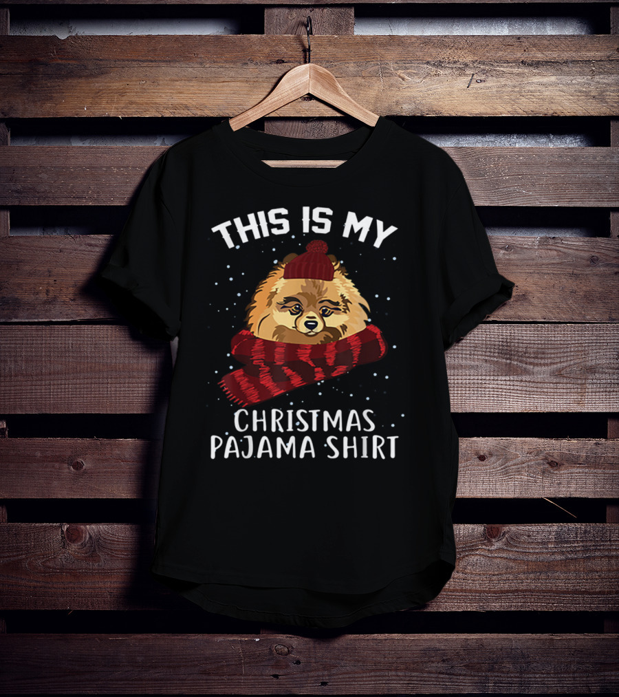 This Is My Christmas Pomeranian Pajama T-Shirt