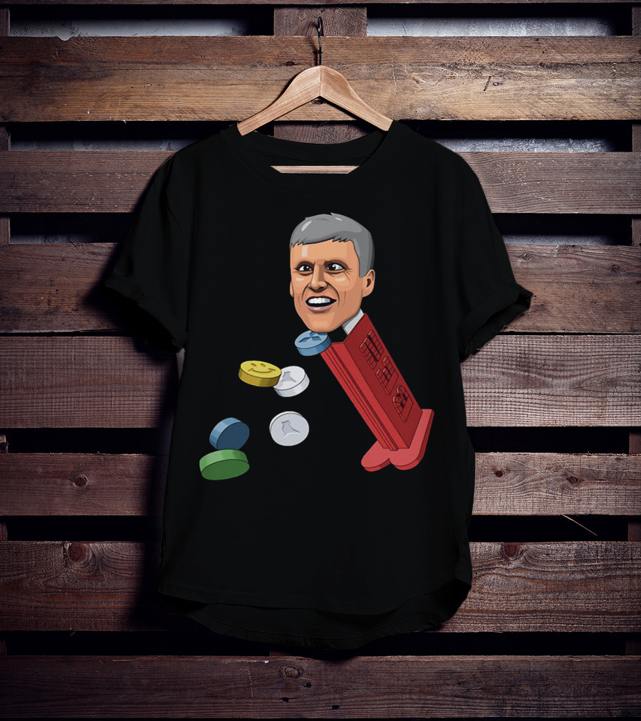 Jim’ll Paint It Dispenser With Flying Colorful Tablets T-Shirt