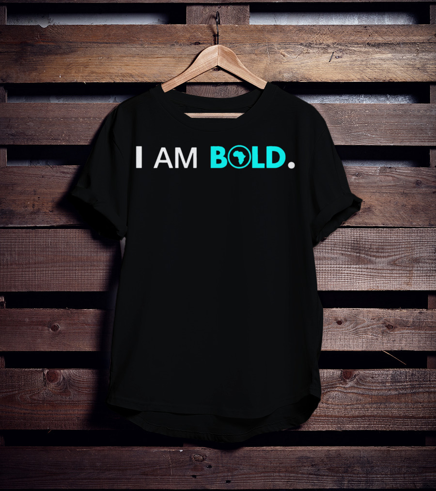 I Am Bold Africa Map T-Shirt