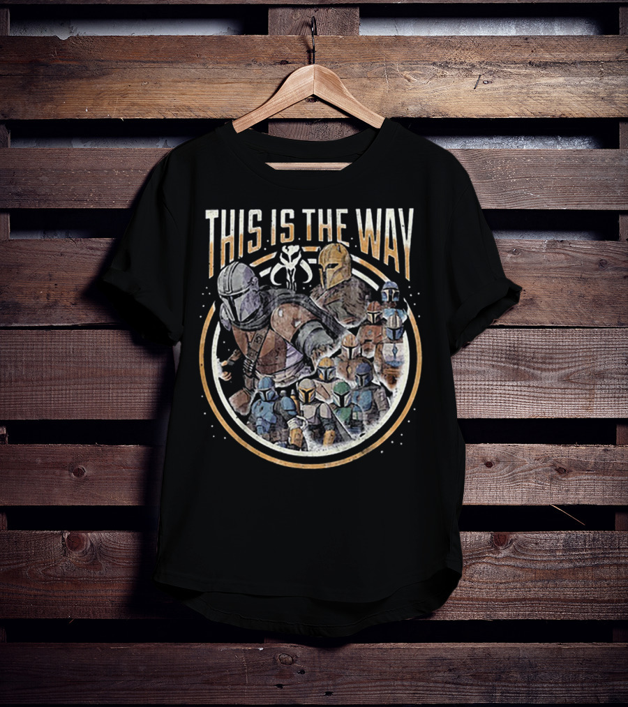 Boba Fett This Is The Way Star Wars Mandalorian Warriors T-Shirt