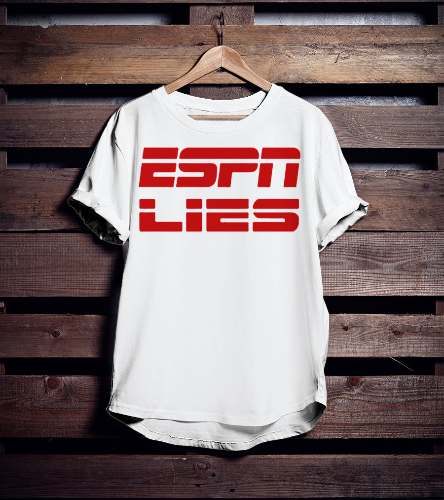 ESPN Lies Red T-Shirt