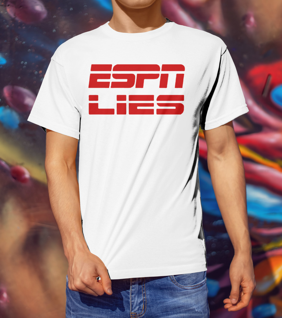 ESPN Lies Red T-Shirt
