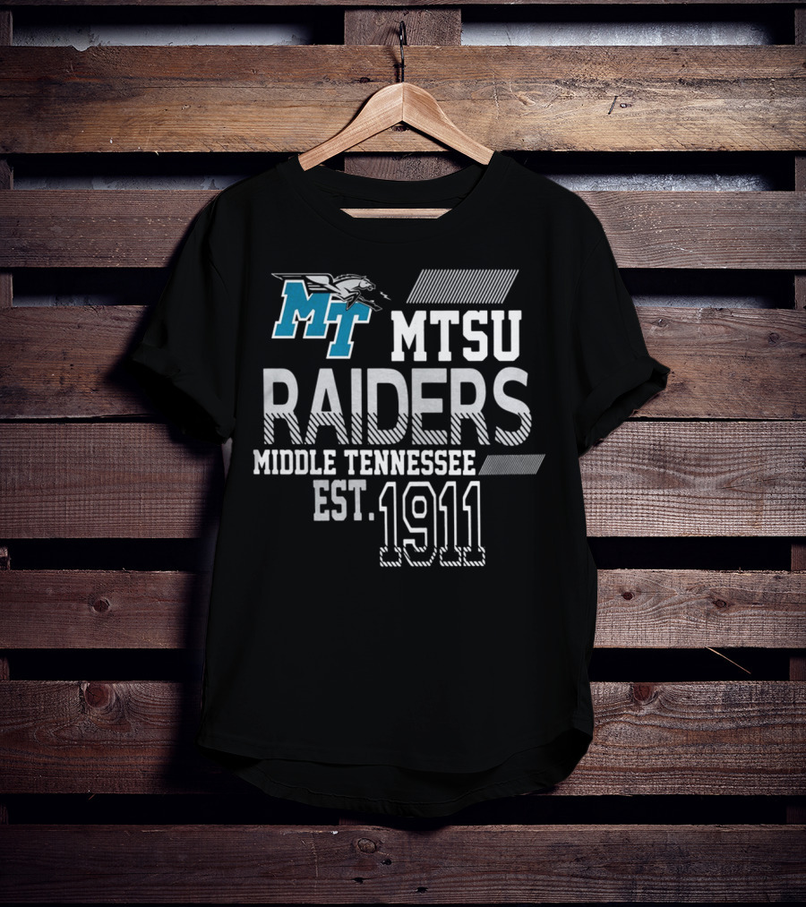 MTSU Raiders Middle Tennessee MT EST1911 T-Shirt