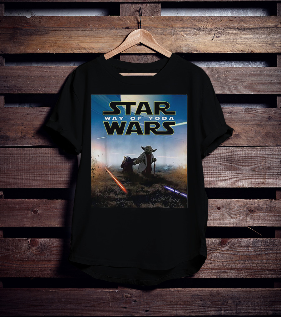 Star Wars Way Of Yoda Lightsaber Duel Scene T-Shirt