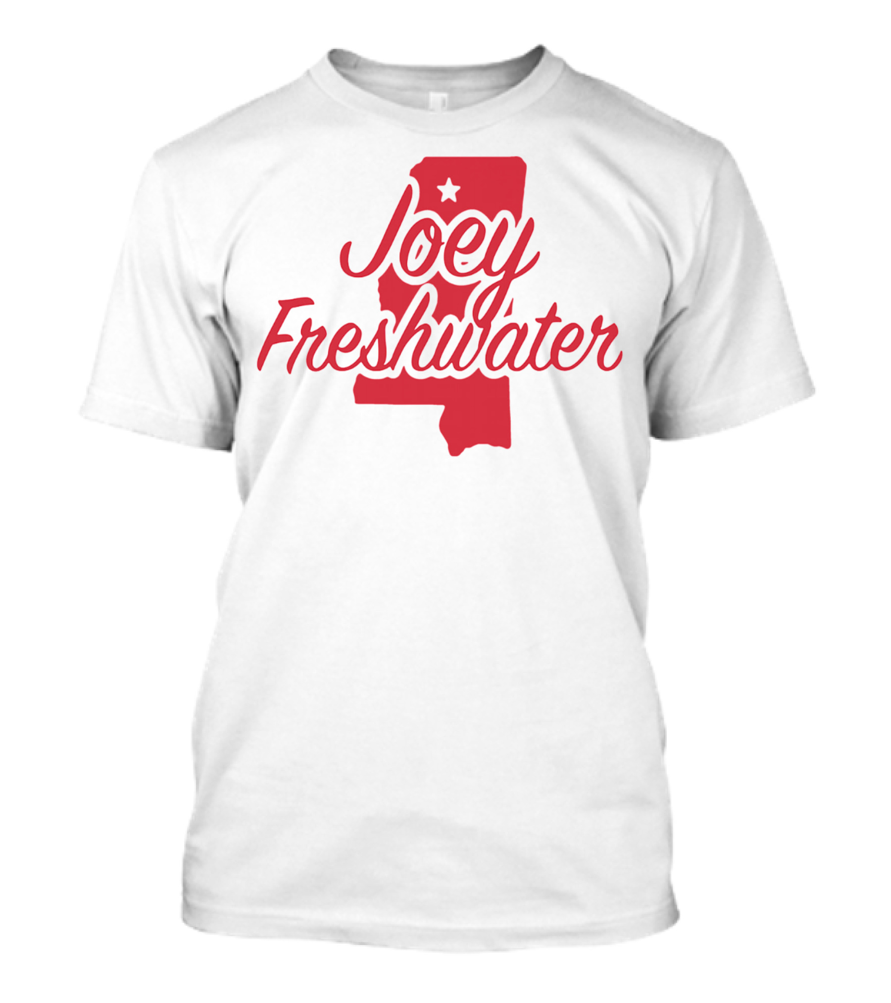 Joey Freshwater Mississippi Silhouette Star T-Shirt