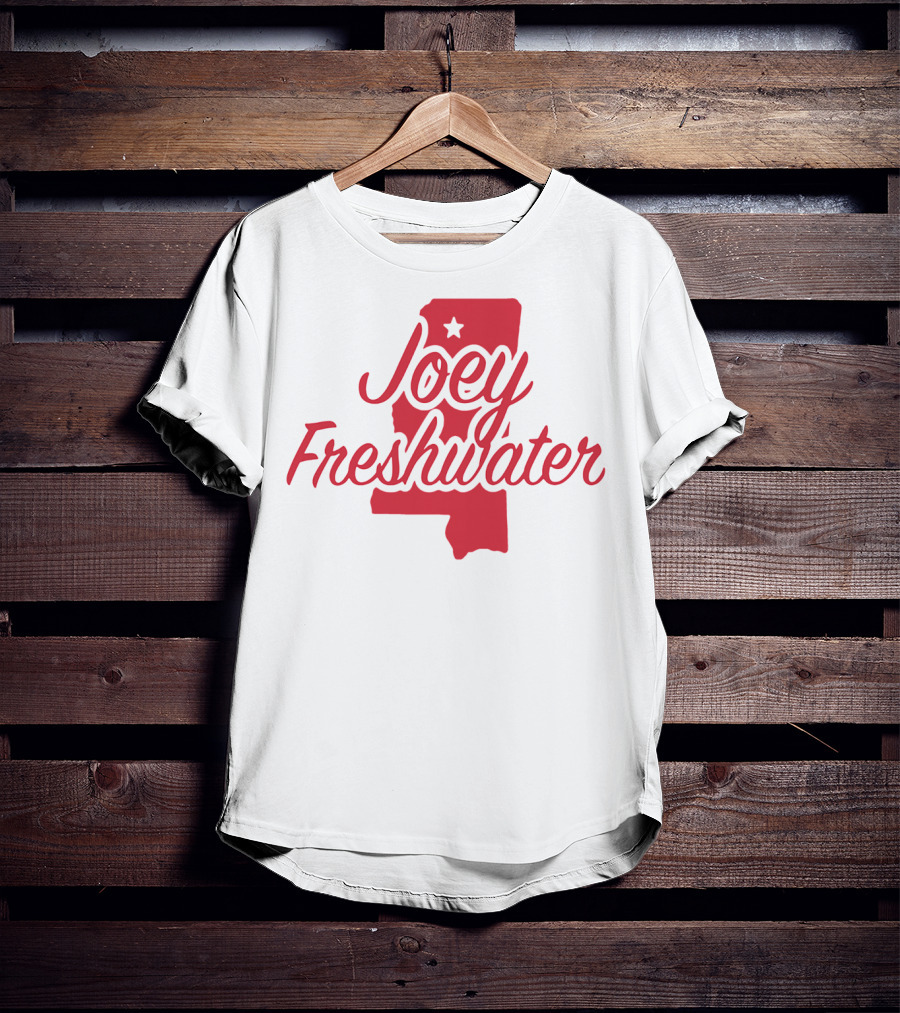 Joey Freshwater Mississippi Silhouette Star T-Shirt