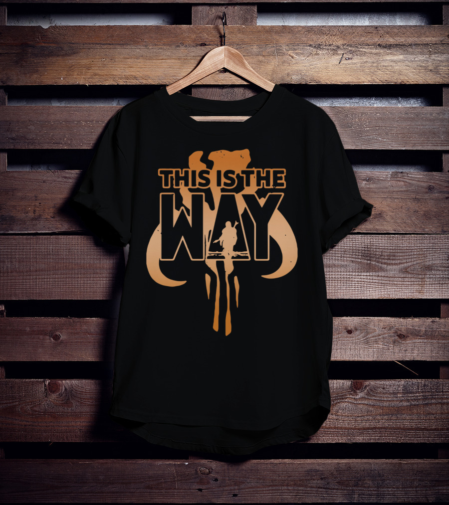 This Is The Way Mandalorian Mythosaur Skull T-Shirt