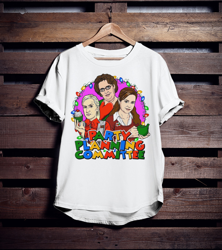 The Office Party Planning Committee Christmas Lights T-Shirt