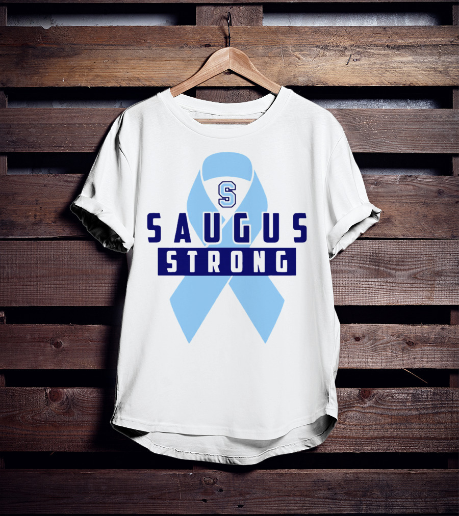 Saugus Strong Blue Ribbon S T-Shirt