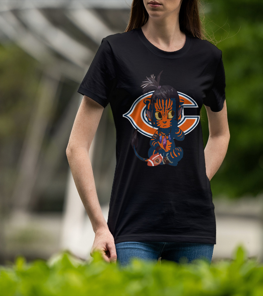 Chicago Bears Na'vi Character Football Avatar Bears T-Shirt
