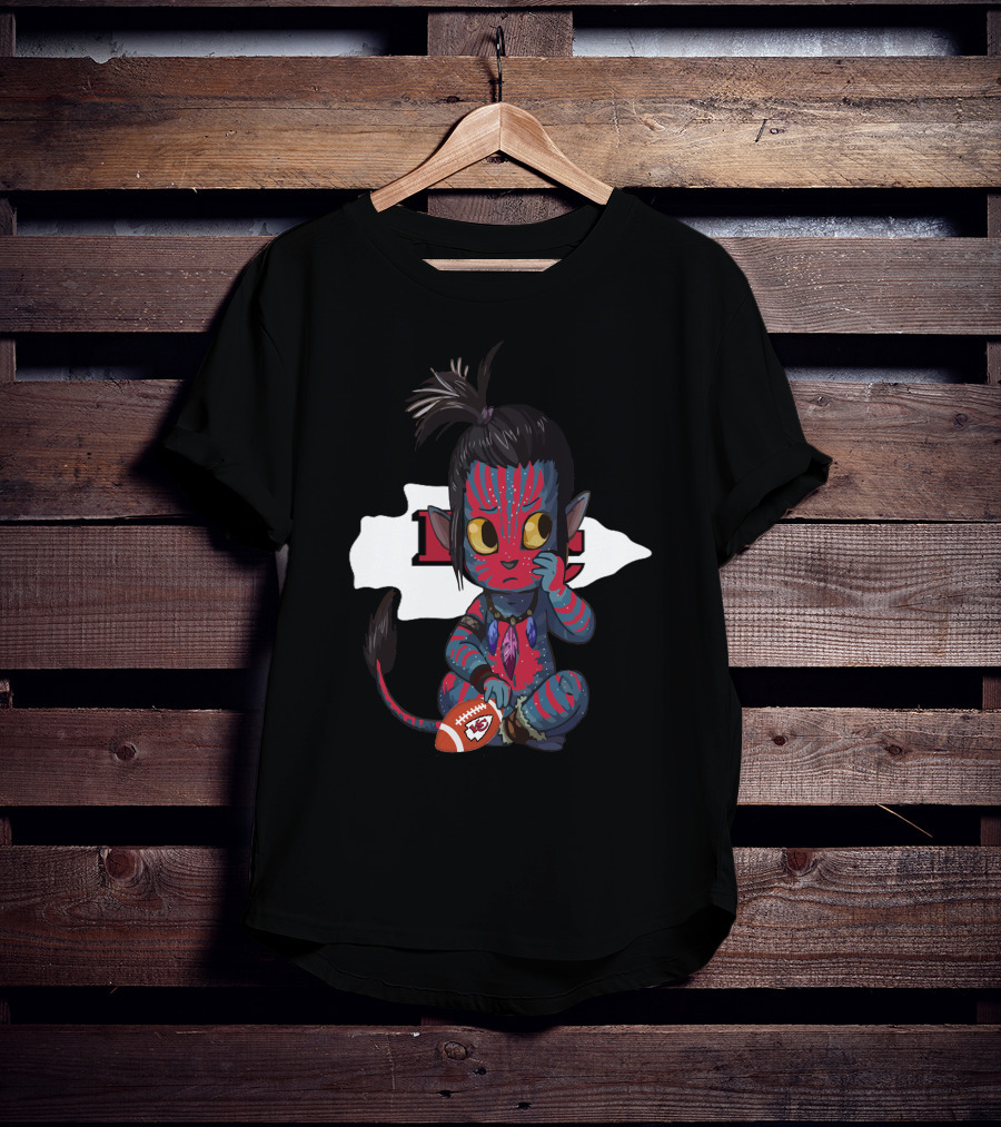 AVATAR CHIEFS Kansas City Football Logo Hybrid T-Shirt