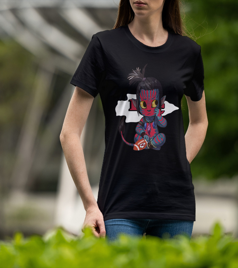 AVATAR CHIEFS Kansas City Football Logo Hybrid T-Shirt