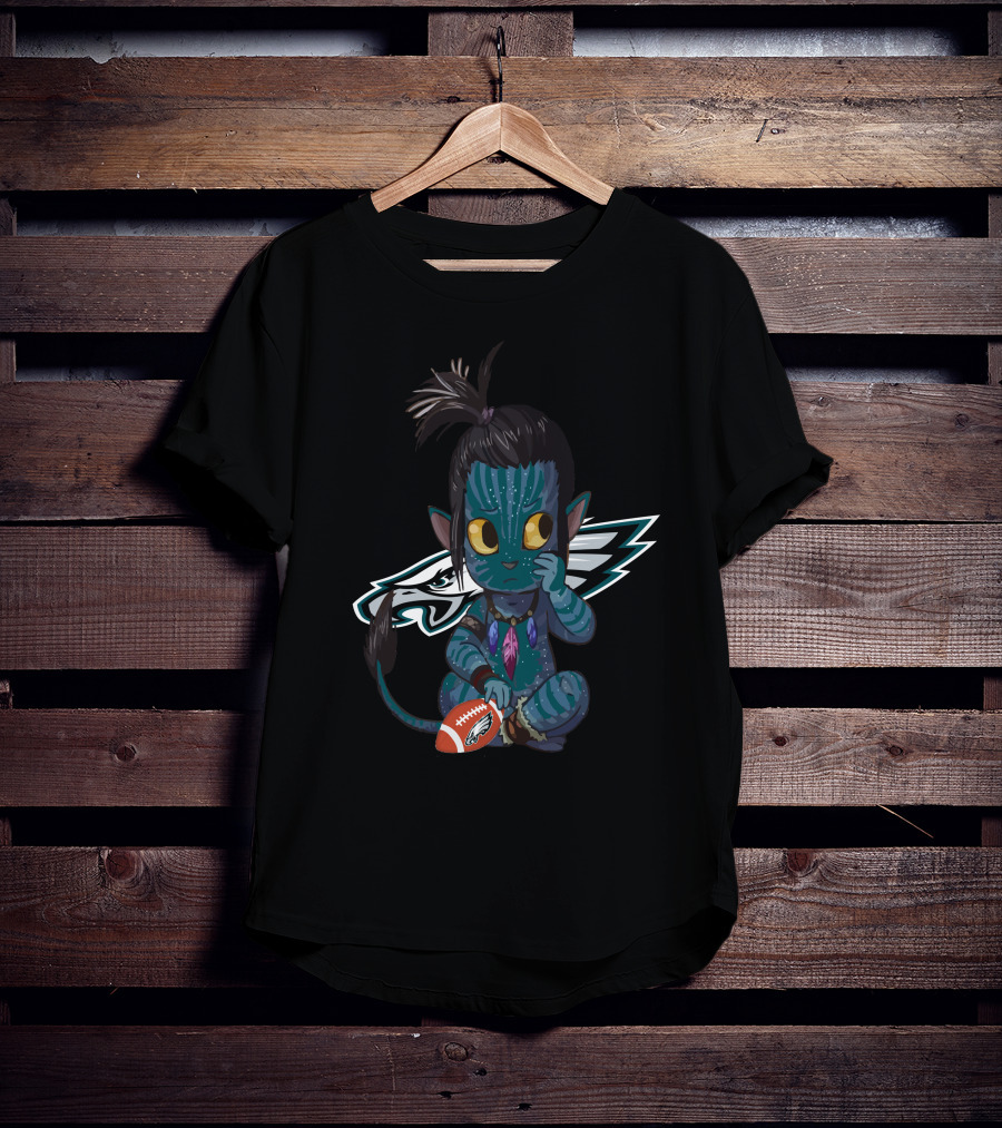 Philadelphia Eagles Avatar Na'vi Crossover Football Fan T-Shirt