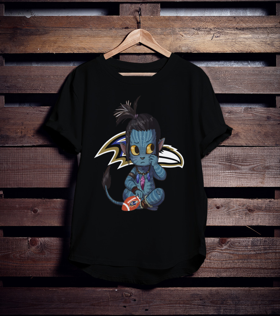 Avatar Ravens Football Character T-Shirt