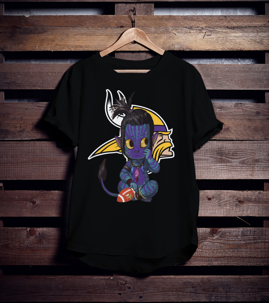 Avatar Vikings NFL Football Fusion T-Shirt