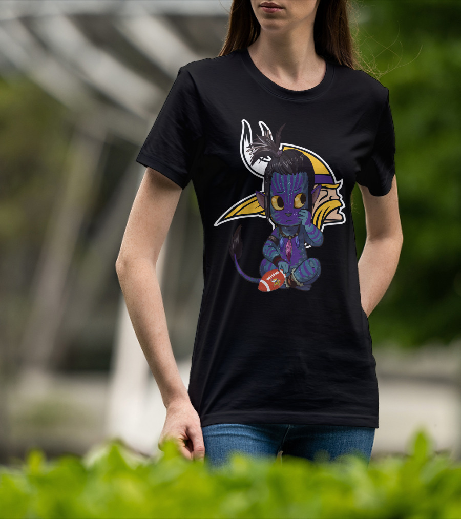 Avatar Vikings NFL Football Fusion T-Shirt