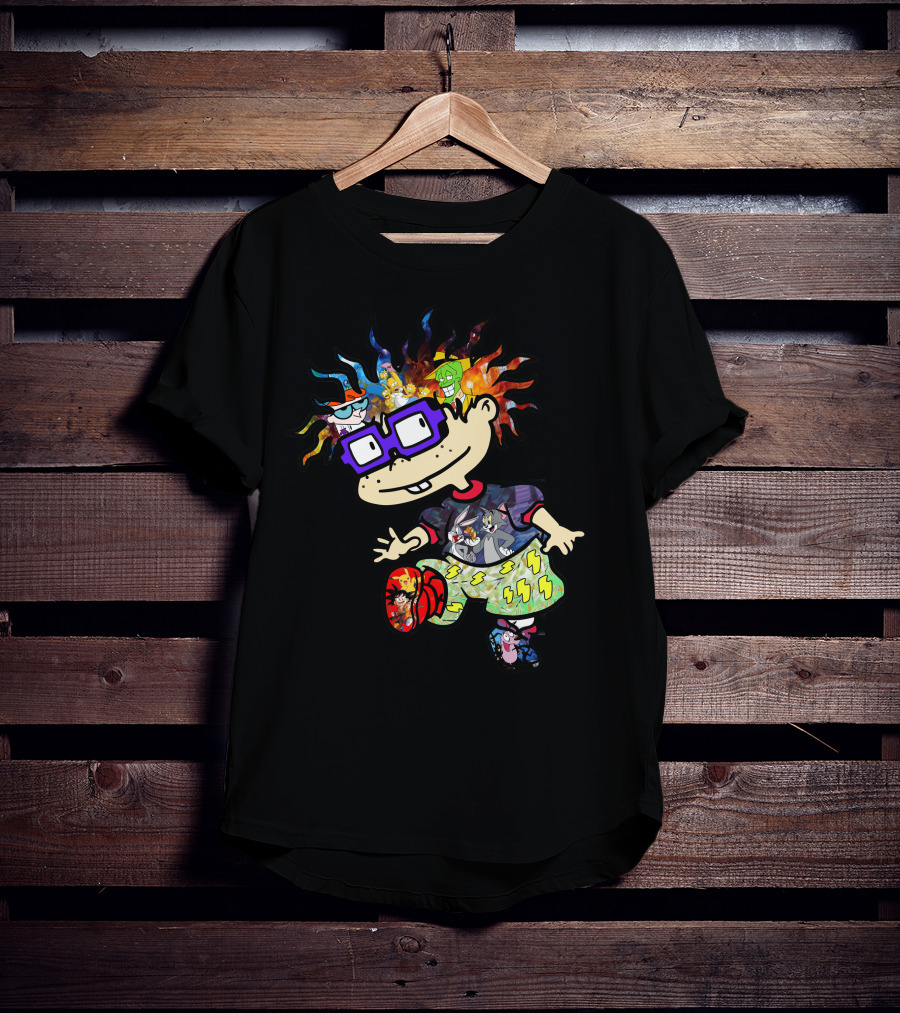 Rugrats Chuckie Galaxy Characters Fusion T-Shirt