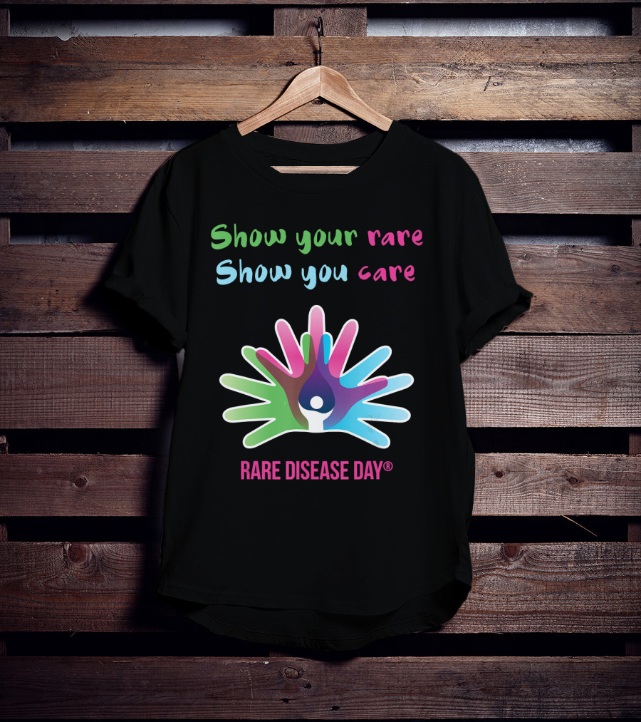 Show Your Rare Show You Care Rare Disease Day Awareness T-Shirt