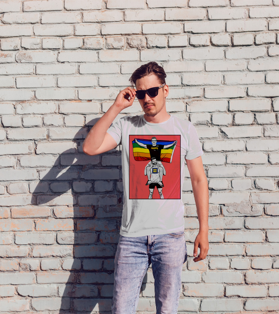 Equality Pride Flag Human Rights Campaign T-Shirt