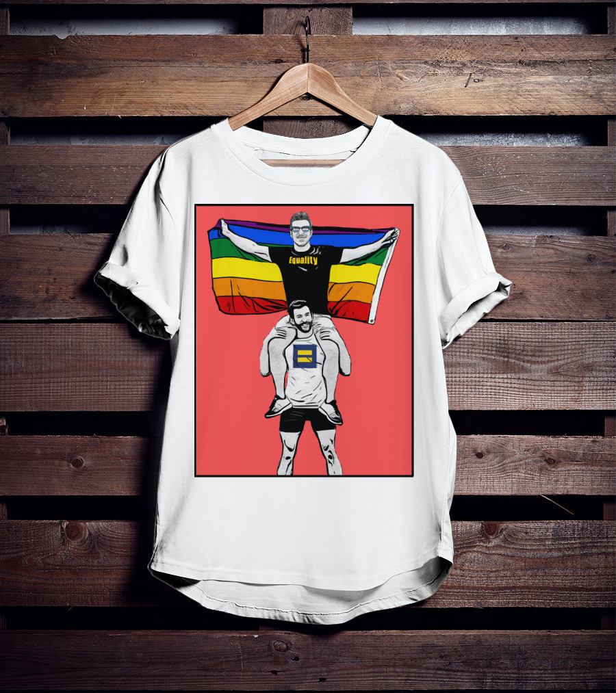 Equality Pride Flag Human Rights Campaign T-Shirt