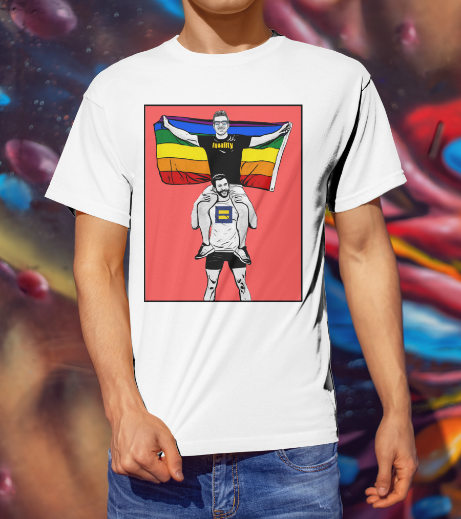 Equality Pride Flag Human Rights Campaign T-Shirt