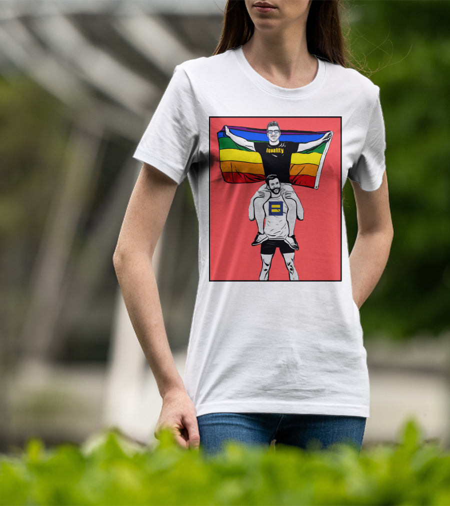 Equality Pride Flag Human Rights Campaign T-Shirt