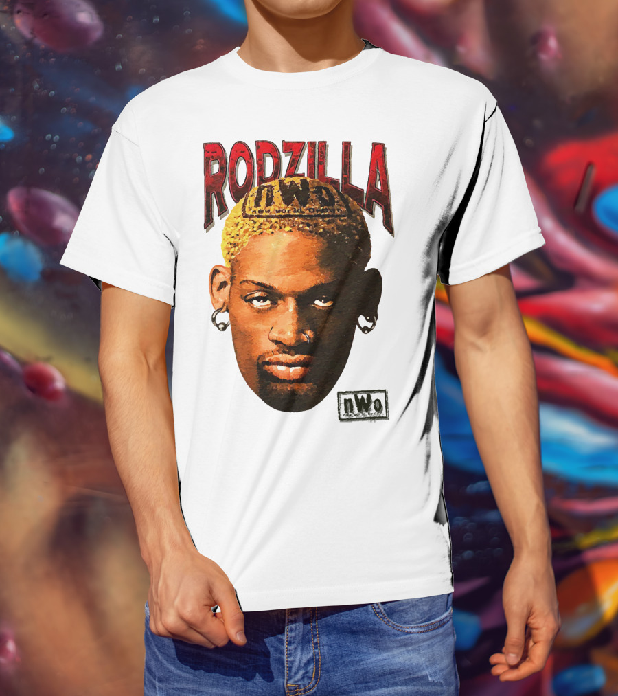 Dennis Rodman Rodzilla NWo Wrestling Legend The Worm T-Shirt