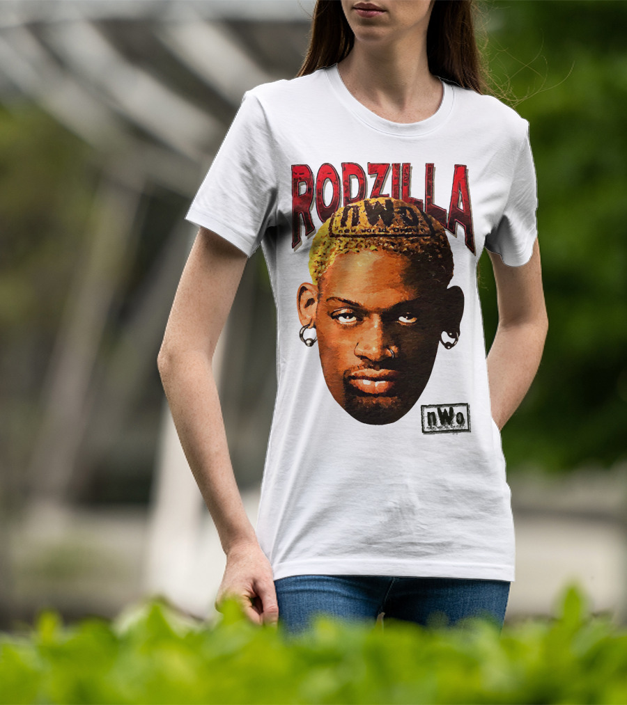 Dennis Rodman Rodzilla NWo Wrestling Legend The Worm T-Shirt