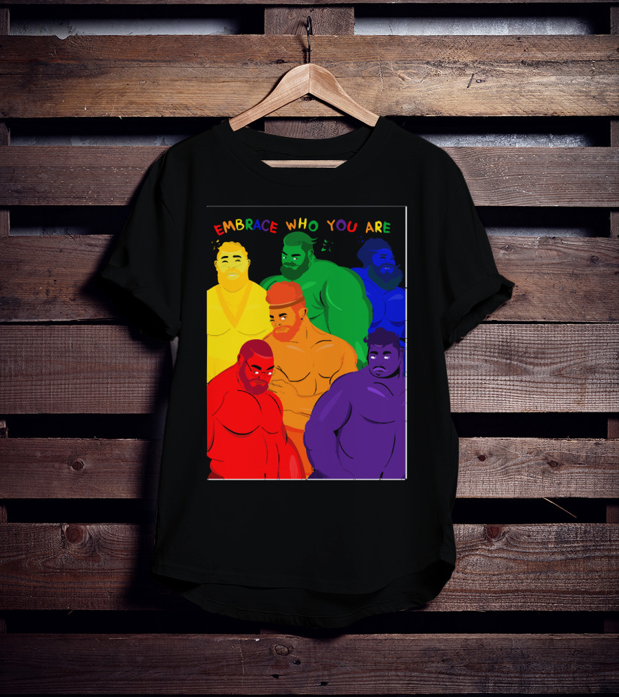 EMBRACE WHO YOU ARE Rainbow Body Diversity T-Shirt