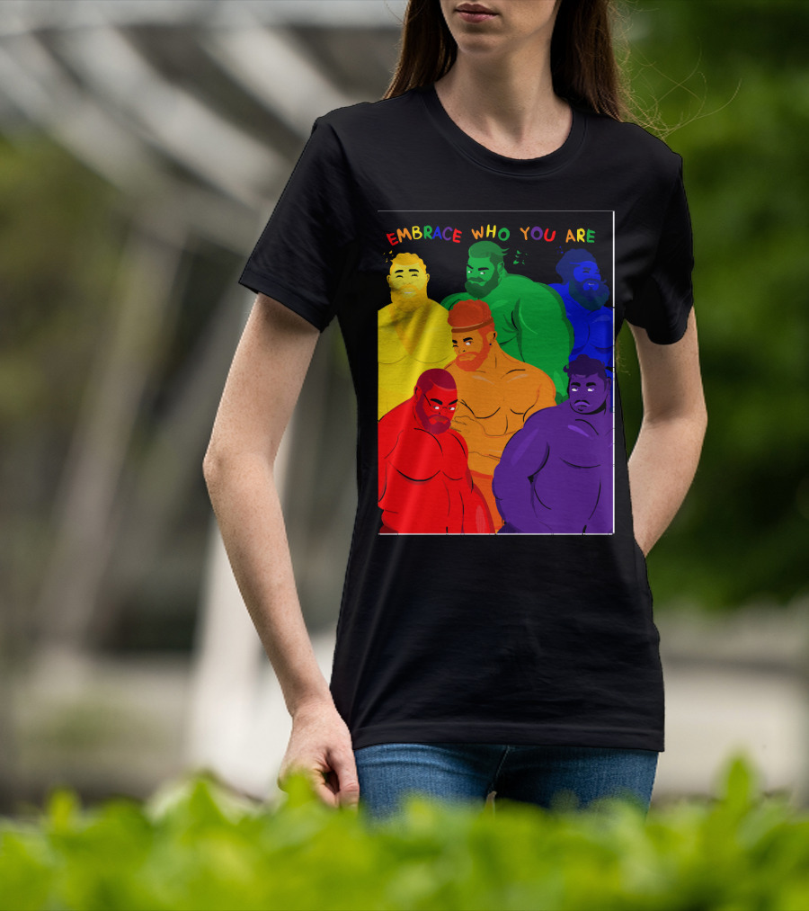 EMBRACE WHO YOU ARE Rainbow Body Diversity T-Shirt