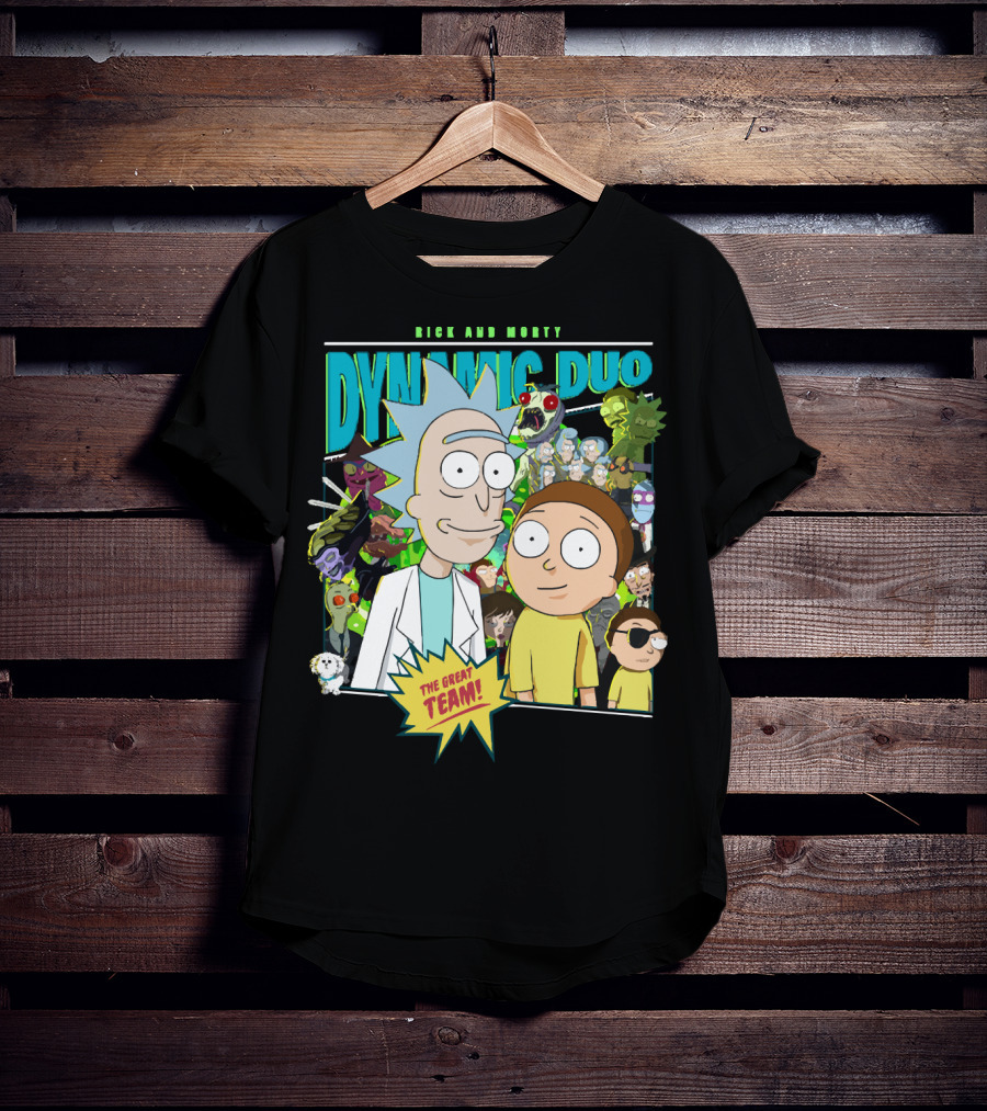Rick And Morty Dynamic Duo The Great Team T-Shirt