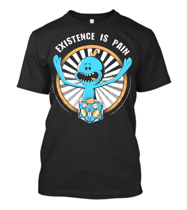 Existence Is Pain Mr. Meeseeks Rick And Morty Cube T-Shirt