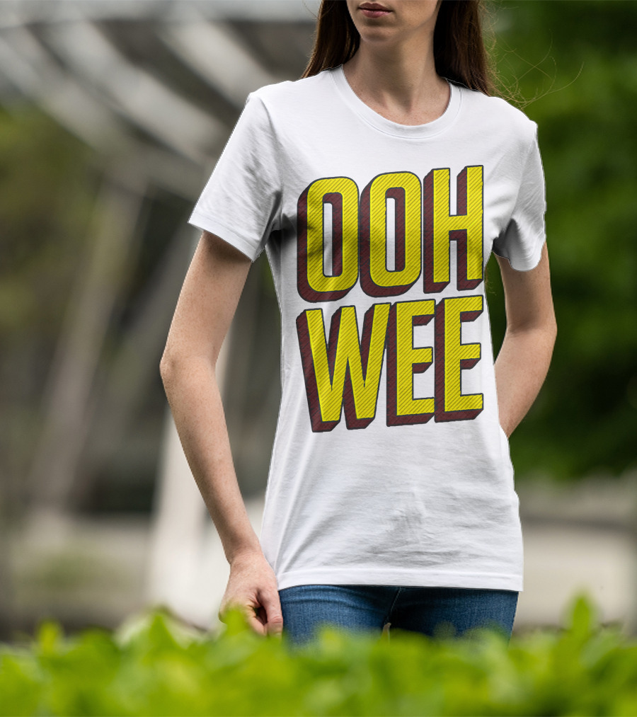 OOH WEE Mr. Poopy Butthole Bold Yellow Comic T-Shirt
